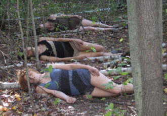 Photo courtesy of Jennifer Monson: From Flight of Mind: invasive plants dug out of wetlands from NYC