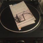 Photo courtesy Carolyn Hall: the Field Guide atop a record player